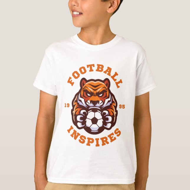 Football Inspires – Strength, Focus, Legacy T-Shirt (Front)