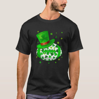 Football Irish Leprechaun Costume Boys Men St Patr T-Shirt
