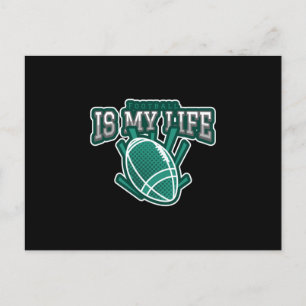Football is my life postcard