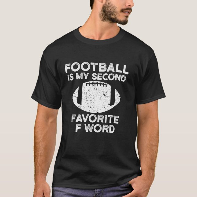 Football Is My Second Favourite F Word Longsleeve  T-Shirt (Front)