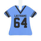 Football Jersey Blue Black Uniform