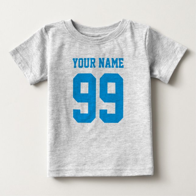 Football jersey boy bodysuit | Sports baby clothes (Front)