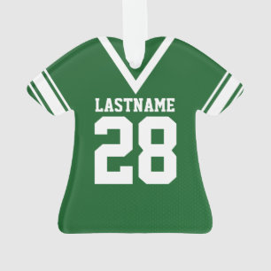 Football Jersey Green Uniform Ornament