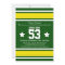 Football Jersey Green|Yellow Party Invitations