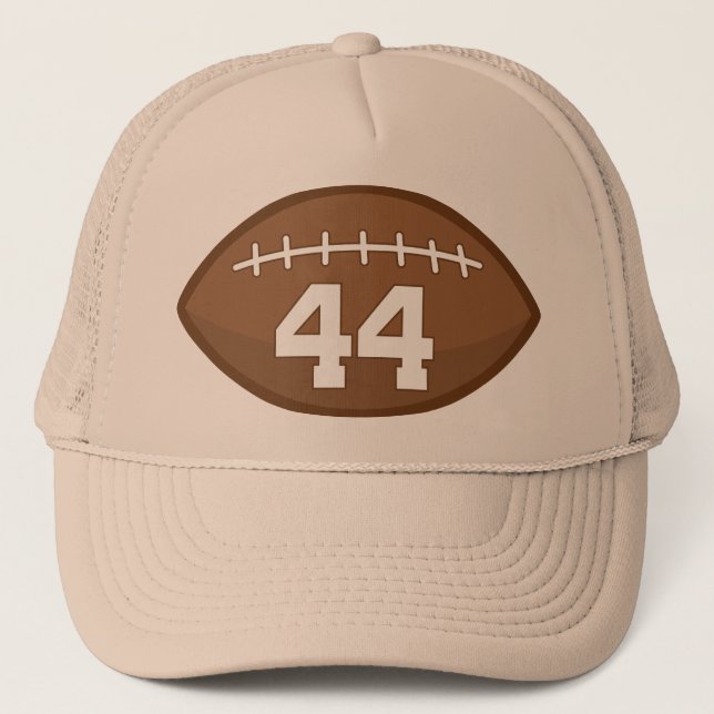 Football Jersey Number 44 Gift Idea Trucker Hat (Front)