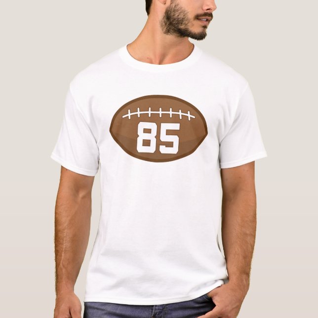 Football Jersey Number 85 Gift Idea T-Shirt (Front)