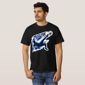 Football Jersey Style Silhouette Sports Men's Tee