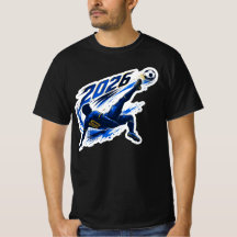 Football Jersey Style Silhouette Sports Men's Tee