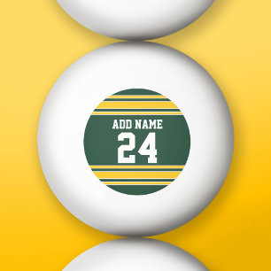 Football Jersey with Custom Name Number Ping Pong Ball