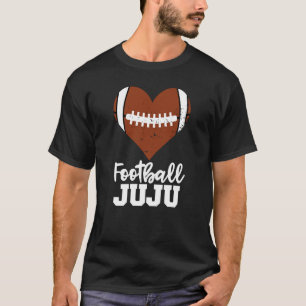Football Juju Football Heart Grandma Juju T-Shirt
