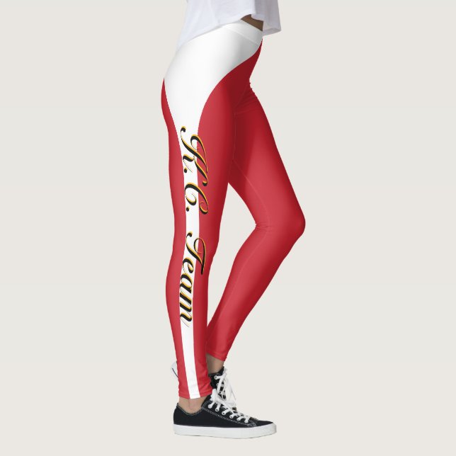 Football - Kansas City - Customise it - Yoga Leggings (Right)