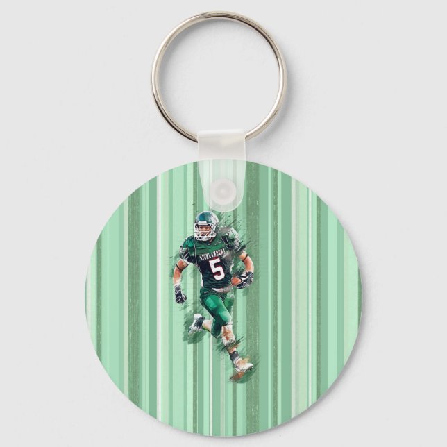 Football Key Ring (Front)