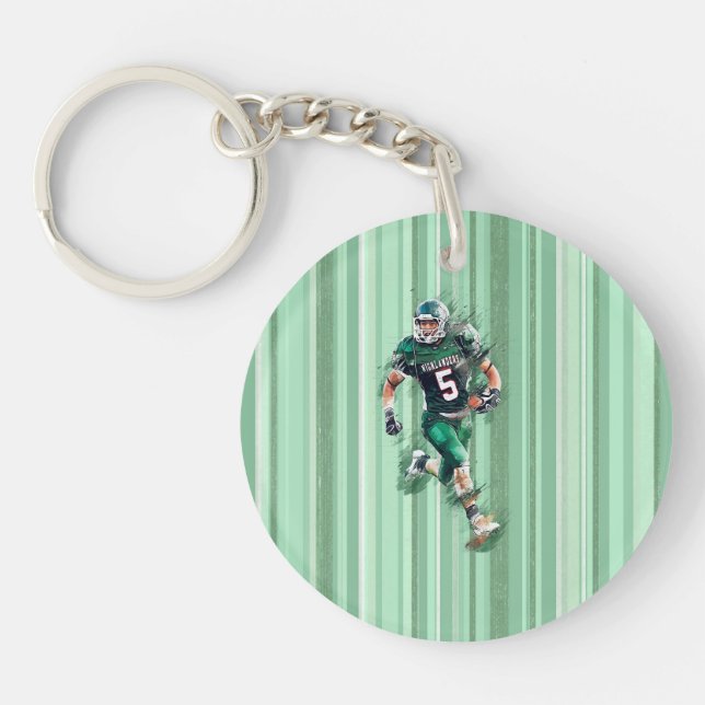 Football Key Ring (Front)