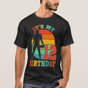 Football kid 12 Year Old Birthday Football Theme I T-Shirt