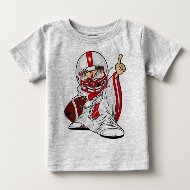 Football Kid Baby T-Shirt (Front)