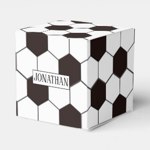 Football Kids Soccer pattern Footballer birthday Favour Box