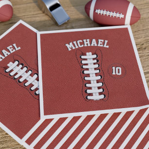 Football Kids Sports Birthday Party Napkins