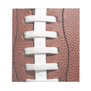 Football Laces Sports Notepad