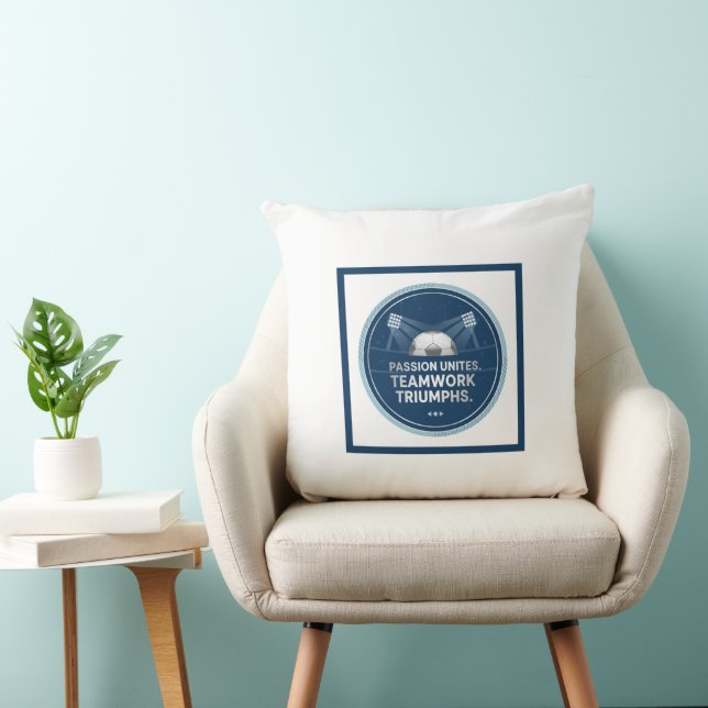Football Legend Inspired Throw Pillow (Chair)
