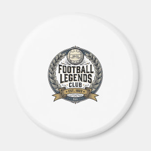 Football Legends Club Vintage Soccer Shirt Design_ Magnet