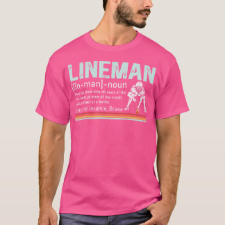 Football Lineman Definition Offensive Lineman T-Shirt