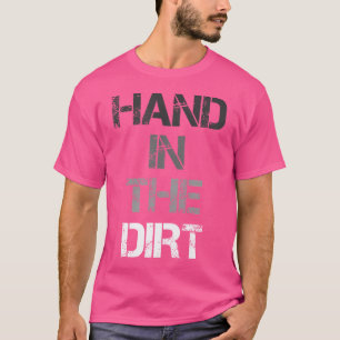 Football Lineman For Men Gloves Hand In The Dirt s T-Shirt