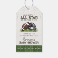 Football Little AllStar Touchdow Baby Shower Favou