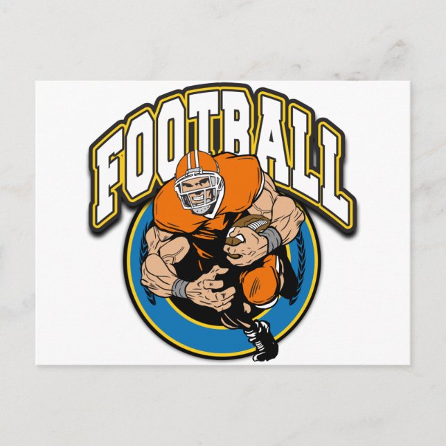 Football Logo Postcard (Front)