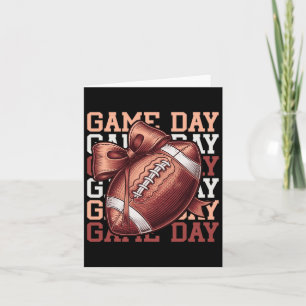 Football Lovers Game Day Season Football Fan Men W Card