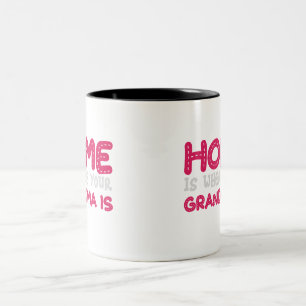 Football Mama Soccer Sports Mother's Day Coffee Mu Two-Tone Coffee Mug