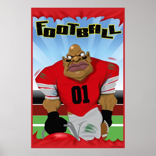 FOOTBALL MAN POSTER (Front)