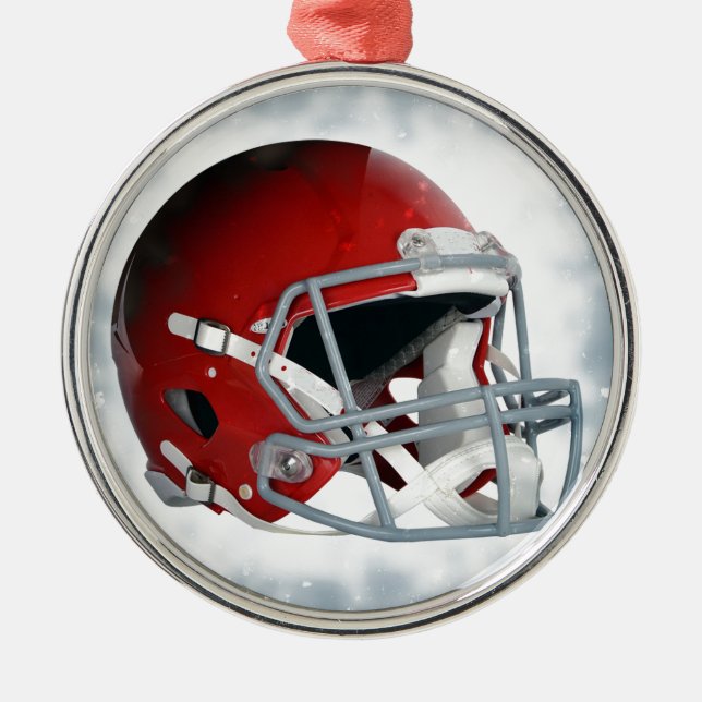 Football Metal Tree Decoration (Front)