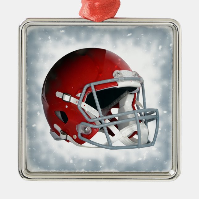 Football Metal Tree Decoration (Front)
