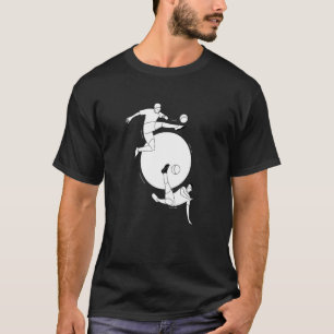 Football Minimalist Lineart Aesthetic Soccer Team T-Shirt