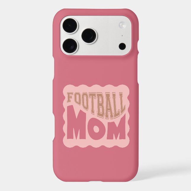 Football Mom iPhone 17 Pro Max Case (Back)