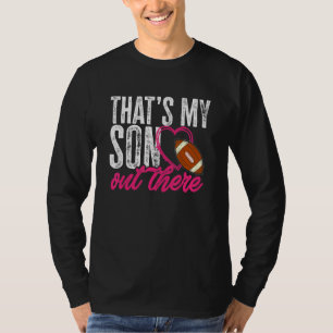 Football Mom Mother of Football Player Football Mo T-Shirt