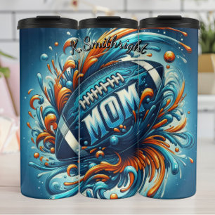 Football Mom Thermal Tumbler