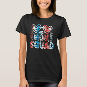 Football Moms Cute Football Mum Squad T-Shirt