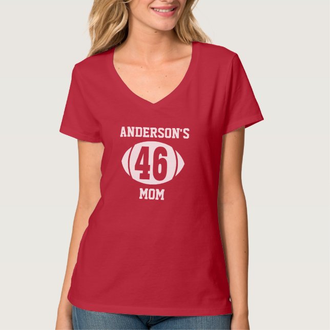 Football Mum 46 T-Shirt (Front)