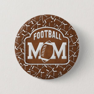 Football Mum 6 Cm Round Badge