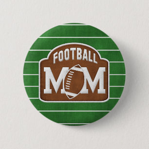 Football Mum 6 Cm Round Badge