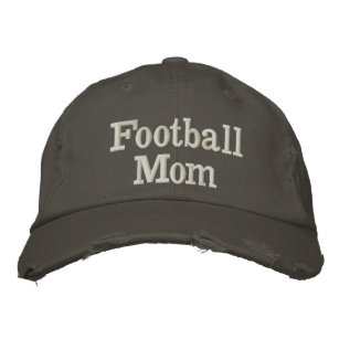 Football mum distressed hat