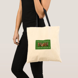 Football Mum Football Field Tote Bag
