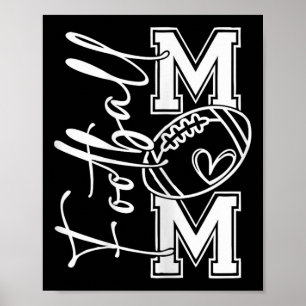Football Mum Football Mum Football Mum Football Fo Poster