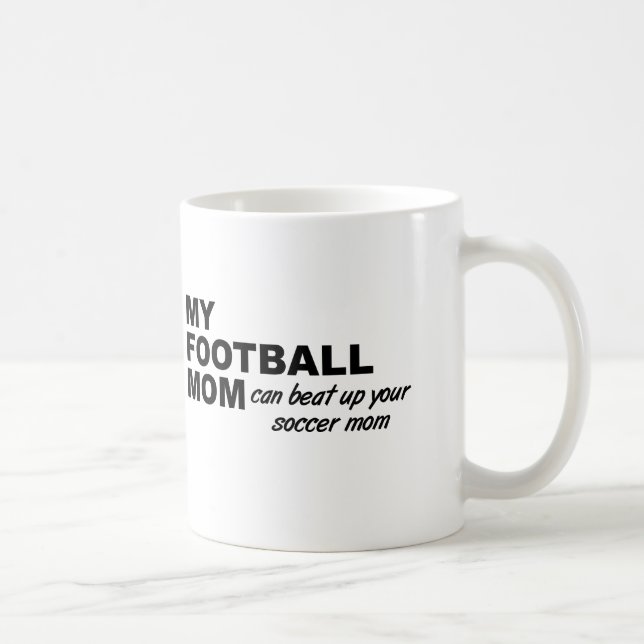 Football Mum Funny Mug (Right)