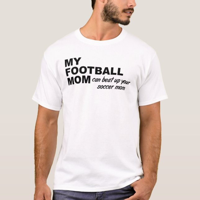 Football Mum Funny Tshirt (Front)