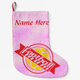 Football Mum Personalised Christmas Stocking