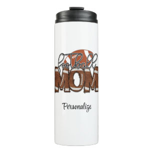 Football Mum Sports Fan Team Game Personalised Thermal Tumbler