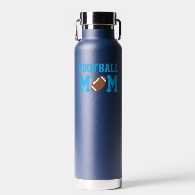 Football Mum Water Bottle (Front)