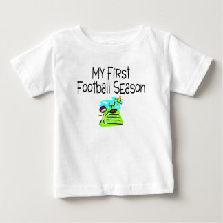 Football My First Football Season (Stick Figure) Baby T-Shirt